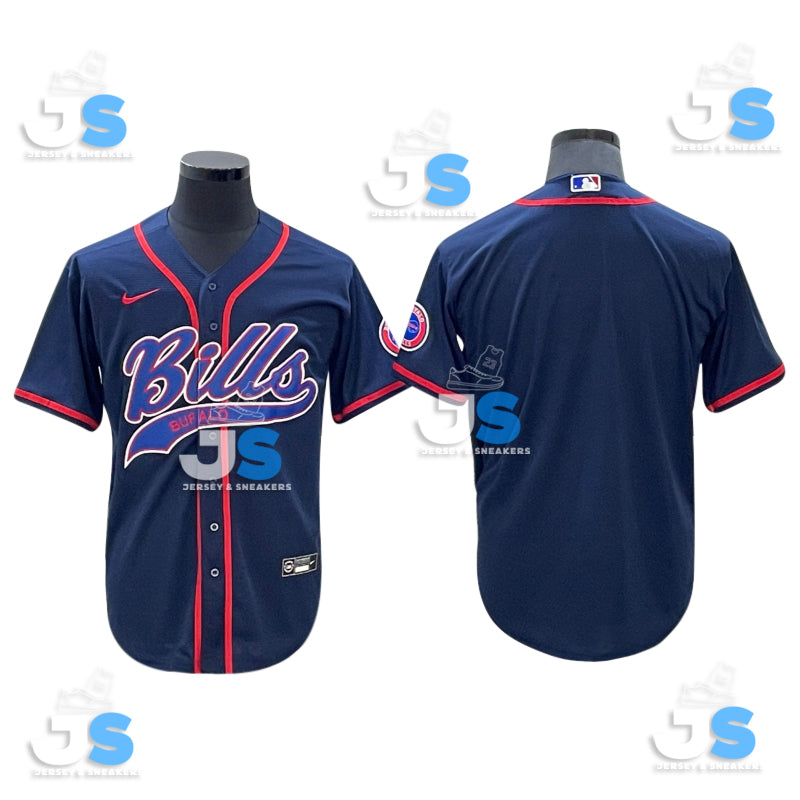 Custom Buffalo Bills Baseball Jersey