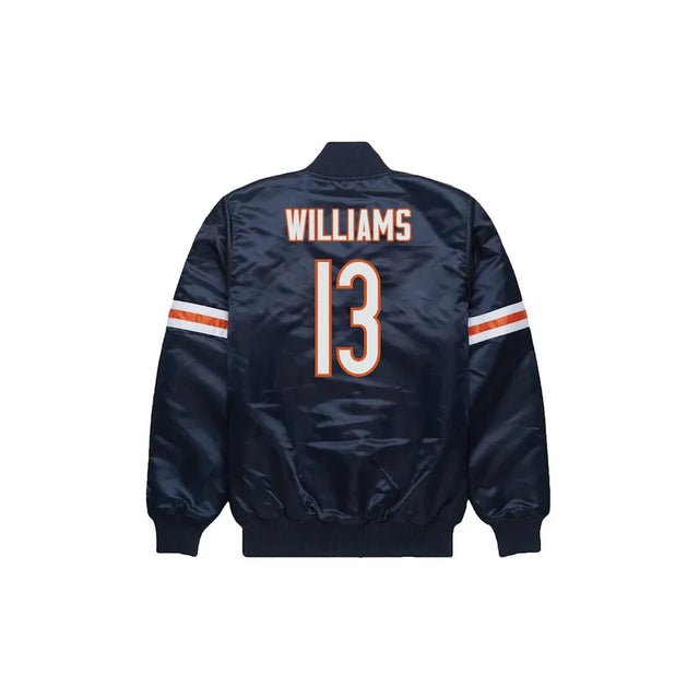 Caleb Williams Chicago Bears Bomber Jacket - Jersey and Sneakers