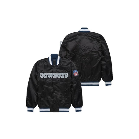 Dallas Cowboys Satin Bomber Jacket - Jersey and Sneakers