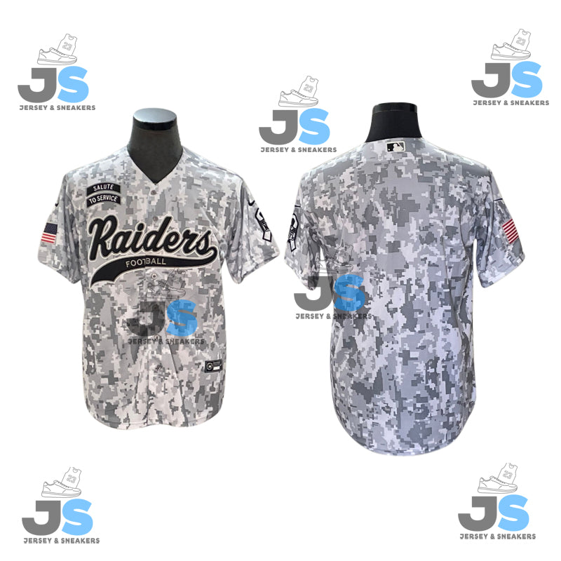 Custom Las Vegas Raiders Baseball Jersey