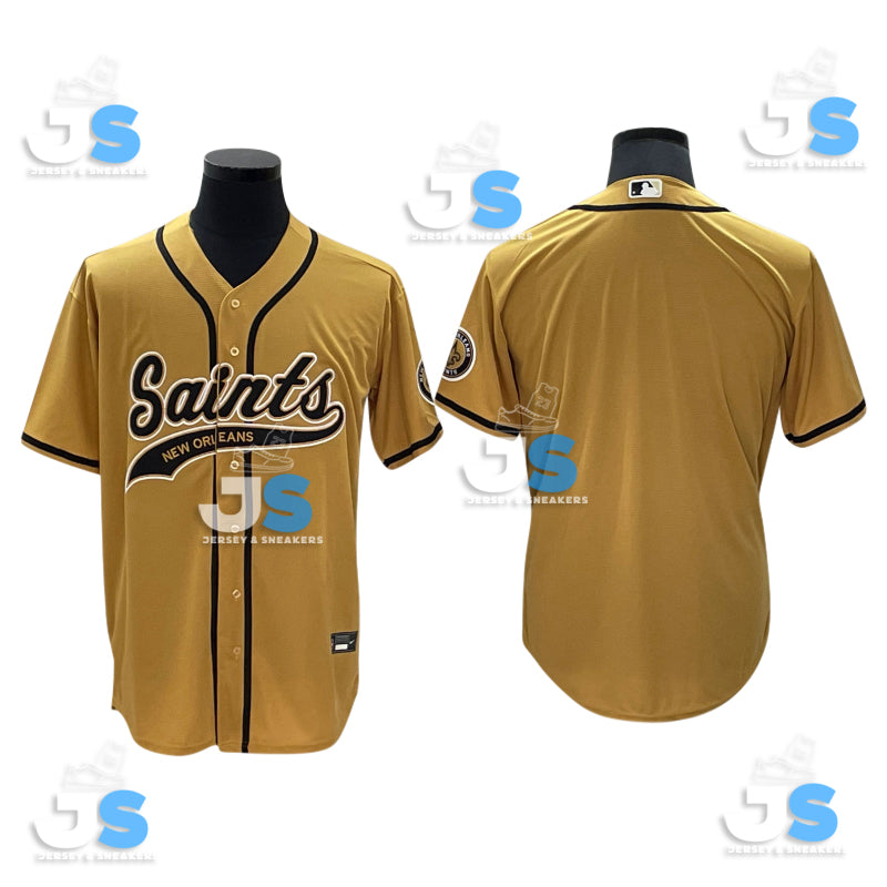 Custom New Orleans Saints Baseball Jersey