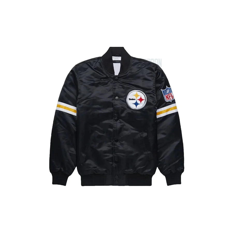 Pittsburgh Steelers Satin Bomber Jacket - Jersey and Sneakers