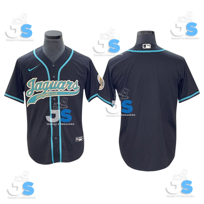 Custom Jacksonville Jaguars Baseball Jersey