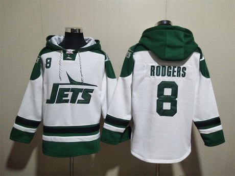 Aaron Rodgers New York Jets Hoodie Jersey - Jersey and Sneakers