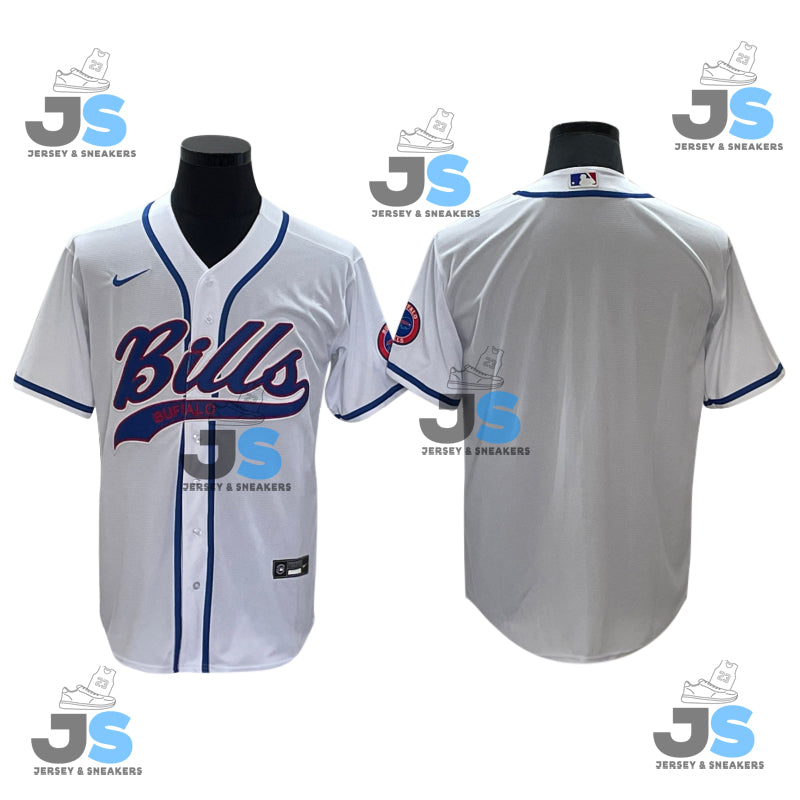 Custom Buffalo Bills Baseball Jersey