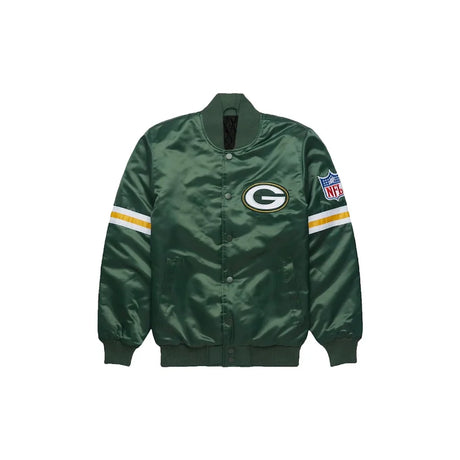 Green Bay Packers Satin Bomber Jacket - Jersey and Sneakers