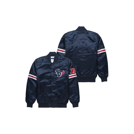 Houston Texans Satin Bomber Jacket - Jersey and Sneakers