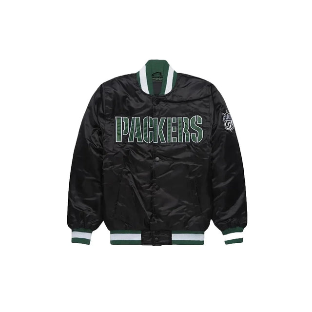 Custom Green Bay Packers Satin Bomber Jacket - Jersey and Sneakers