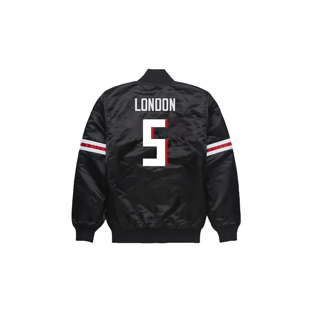 Drake London Atlanta Falcons Satin Bomber Jacket - Jersey and Sneakers