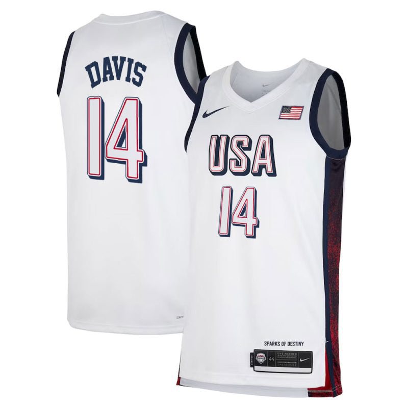 Anthony Davis Team USA 2024 Olympics Jersey