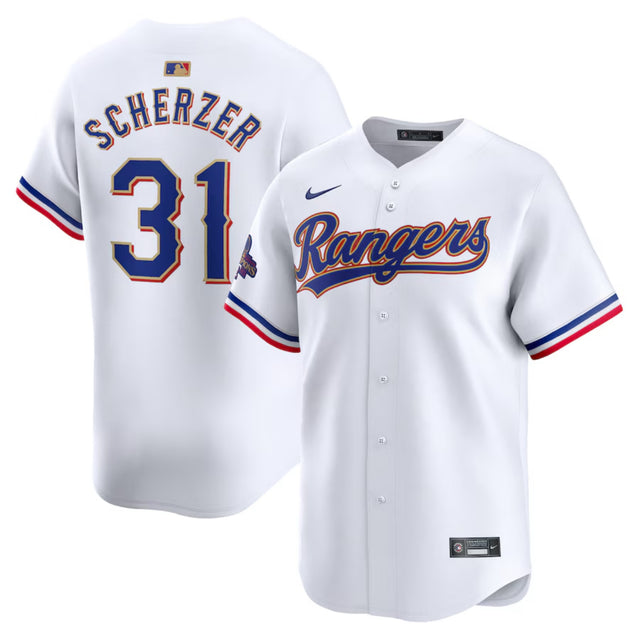 Max Scherzer Texas Rangers Gold Edition Jerseys - Jersey and Sneakers