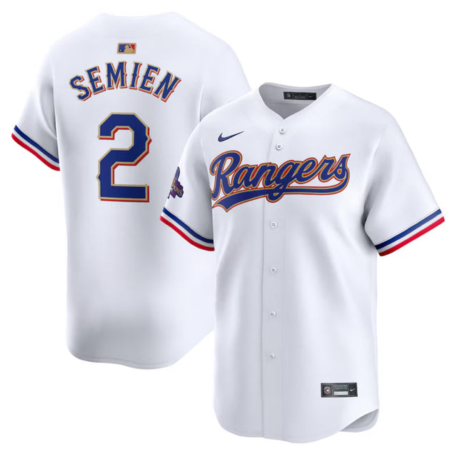 Marcus Semien Texas Rangers Gold Edition Jerseys - Jersey and Sneakers