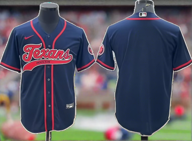 Custom Houston Texans Baseball Jersey - Jersey and Sneakers