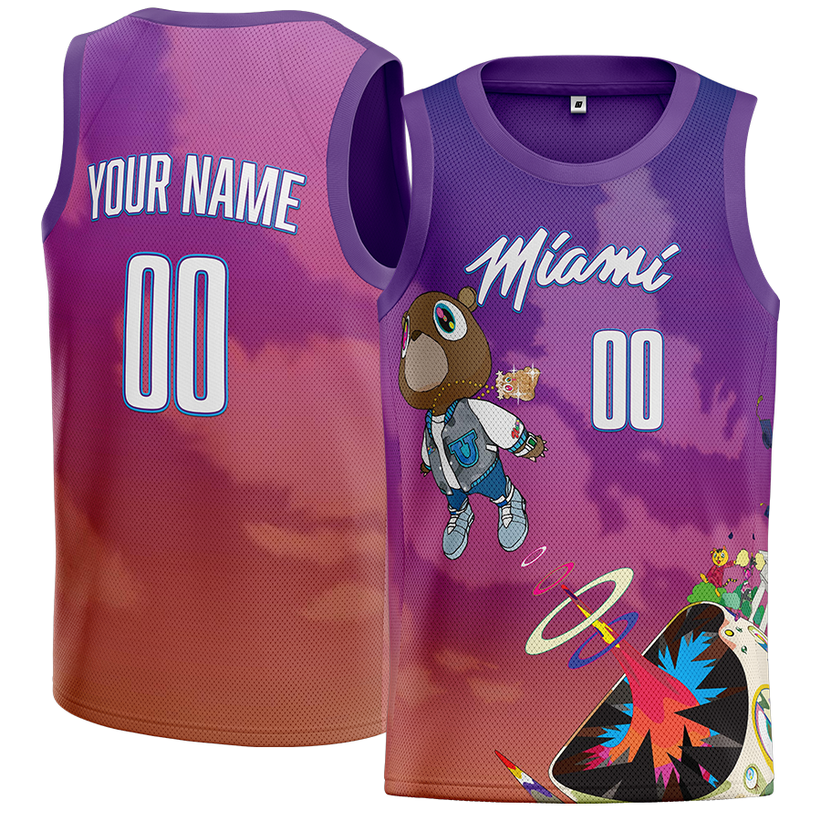 Custom Kanye West "Graduation" Album Cover Jersey - Jersey and Sneakers