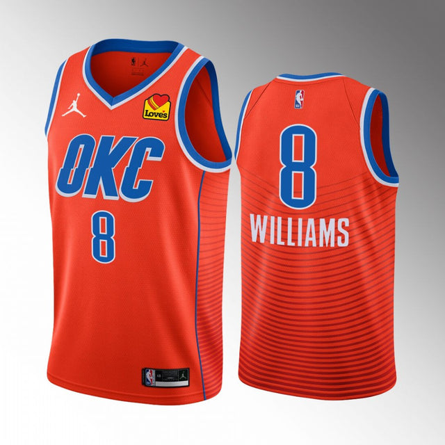 Jalen Williams City Thunder Jersey - Jersey and Sneakers