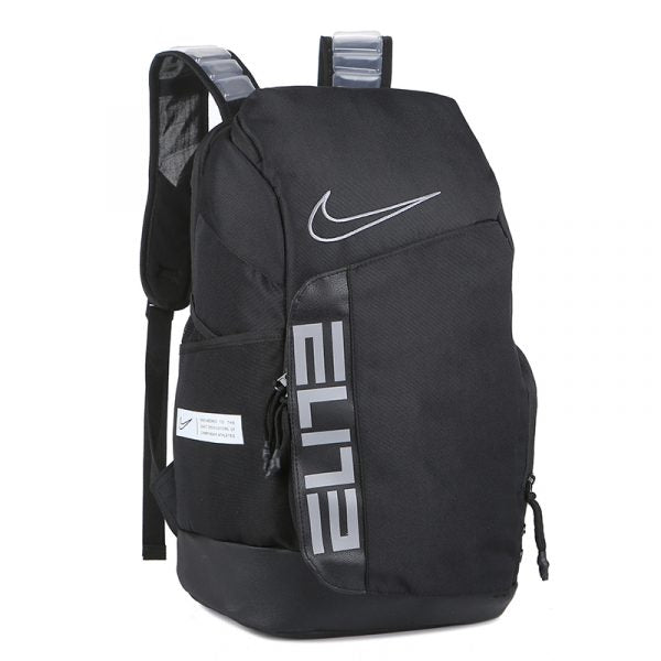 Nike Elite Pro Basketball Backpack Black and Gray