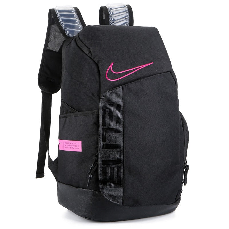 Nike Elite Pro Basketball Backpack Black and Pink