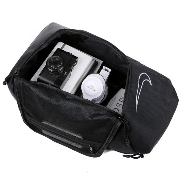 Nike Elite Pro Basketball Backpack Black and Gray