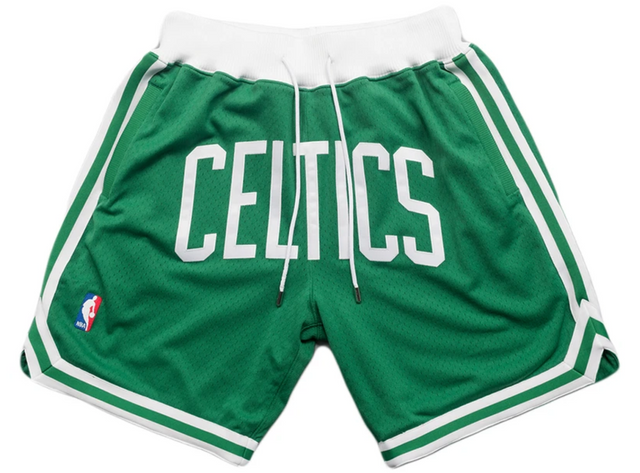 Boston Celtics Basketball Shorts (Green) - Jersey and Sneakers