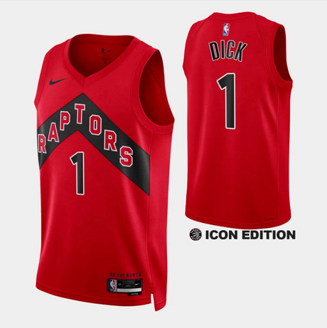 Gradey Dick Toronto Raptors Jersey - Jersey and Sneakers