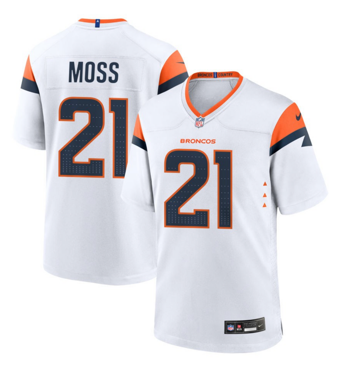 Riley Moss Denver Broncos 2024 Jersey