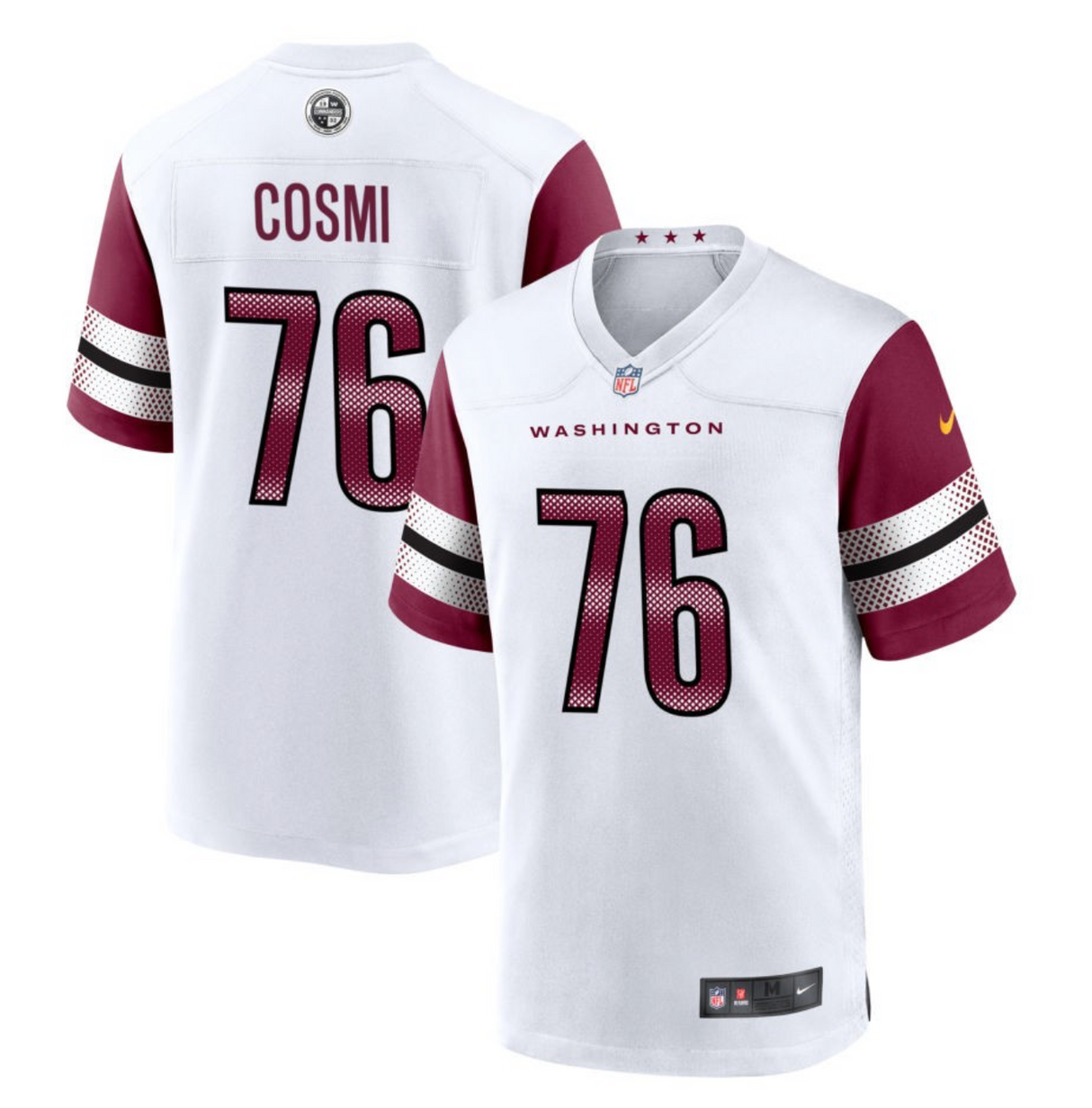 Sam Cosmi Washington Commanders Jersey