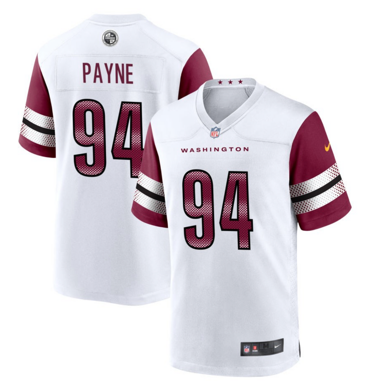 Daron Payne Washington Commanders Jersey