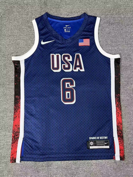 CLEARANCE LeBron James Team USA 2024 Olympics Jersey