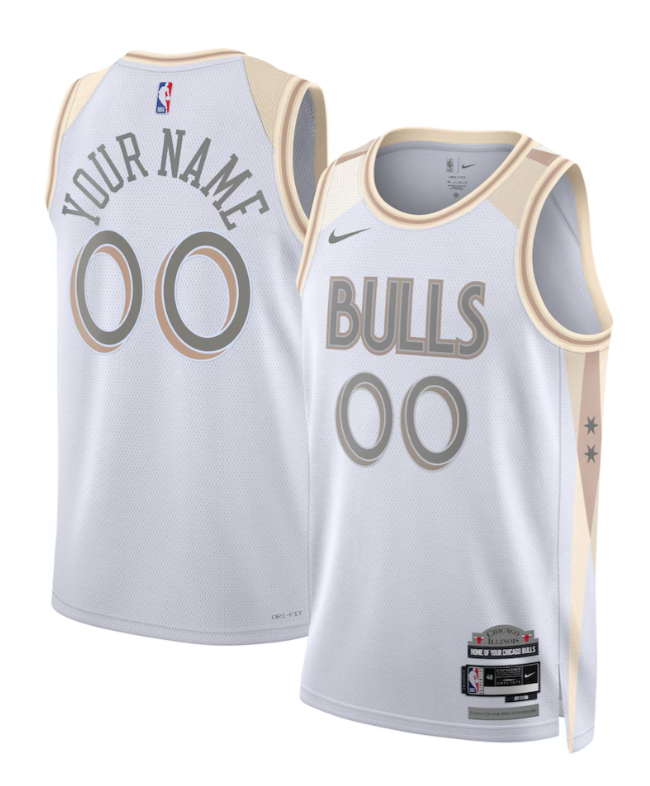 Custom Chicago Bulls 2024-25 City Edition Jersey