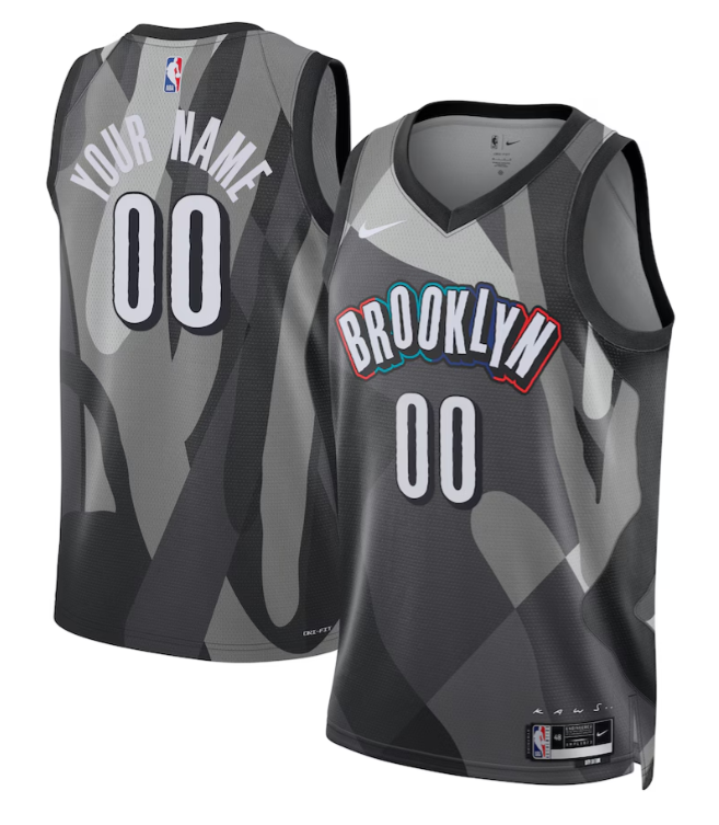 Custom Brooklyn Nets 2024-25 City Edition Jersey