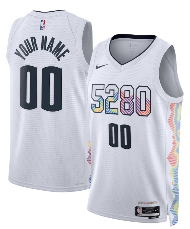 Custom Denver Nuggets 2024-25 City Edition Jersey