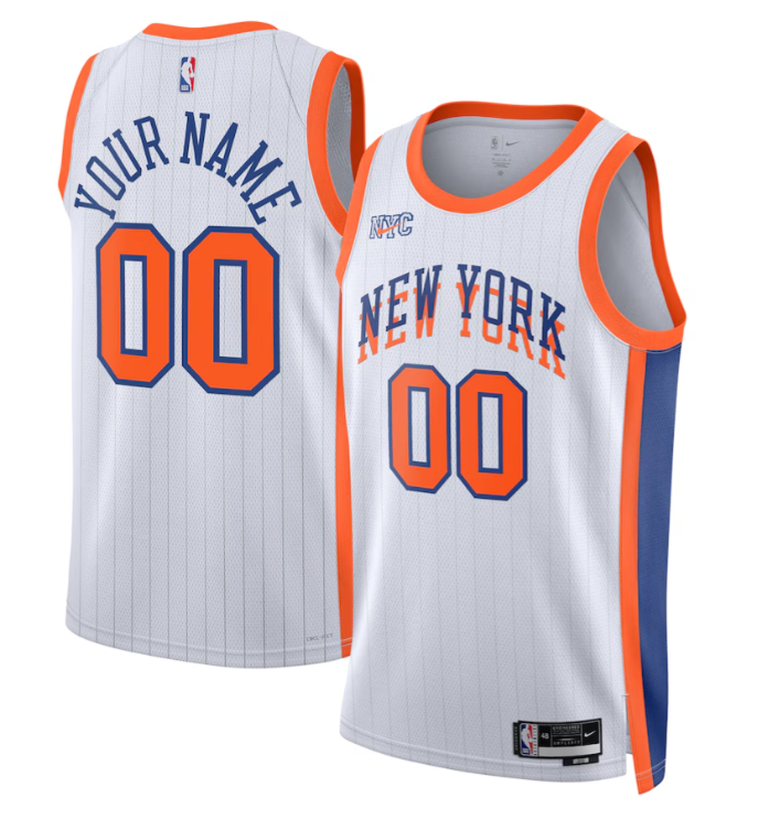 Custom New York Knicks 2024-25 City Edition Jersey