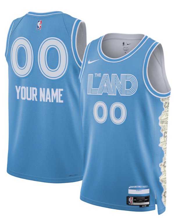 Custom Cleveland Cavaliers 2024-25 City Edition Jersey