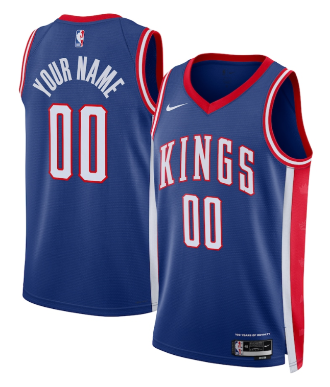 Custom Sacramento Kings 2024-25 City Edition Jersey