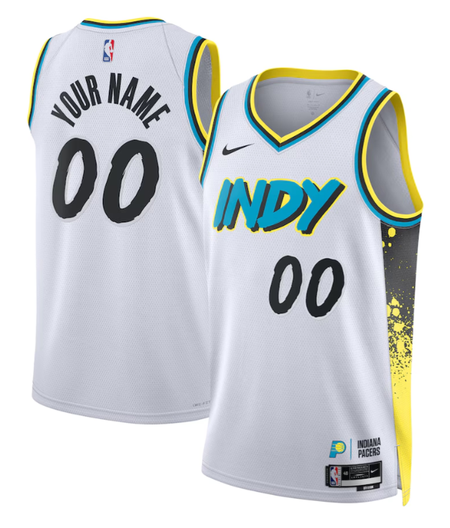 Custom Indiana Pacers 2024-25 City Edition Jersey