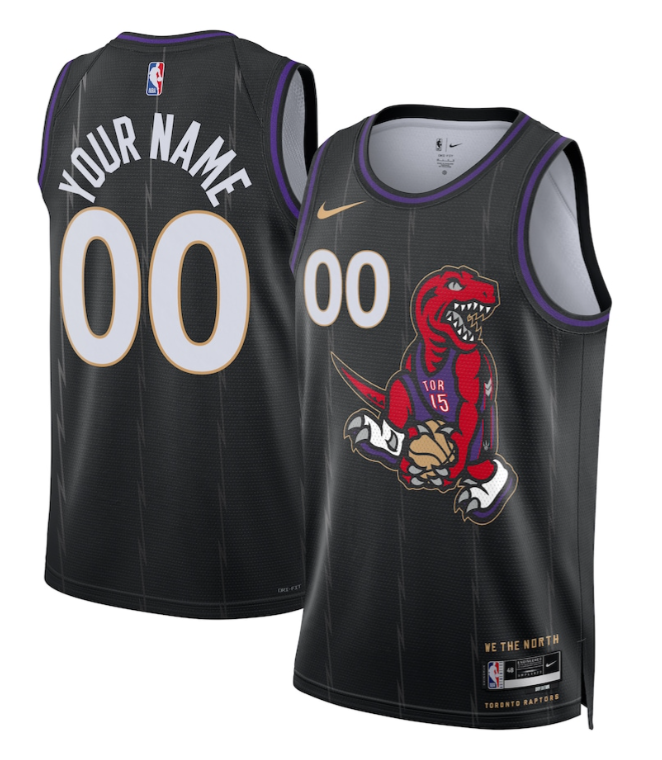 Custom Toronto Raptors 2024-25 City Edition Jersey