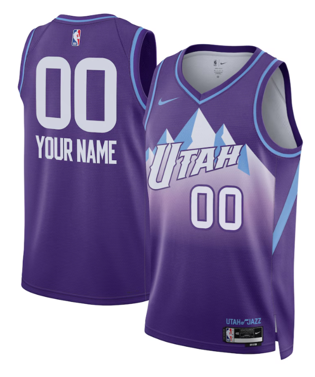 Custom Utah Jazz 2024-25 City Edition Jersey