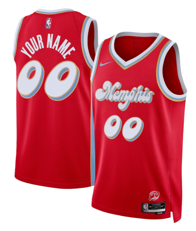 Custom Memphis Grizzlies 2024-25 City Edition Jersey