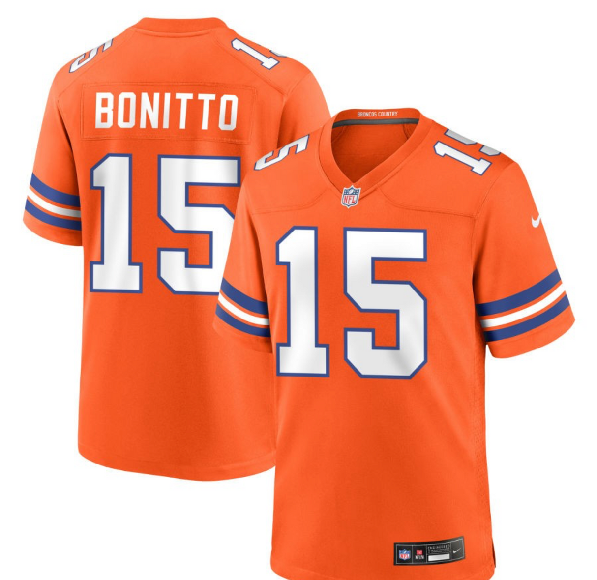 Nik Bonitto Denver Broncos Throwback 2024 Jersey