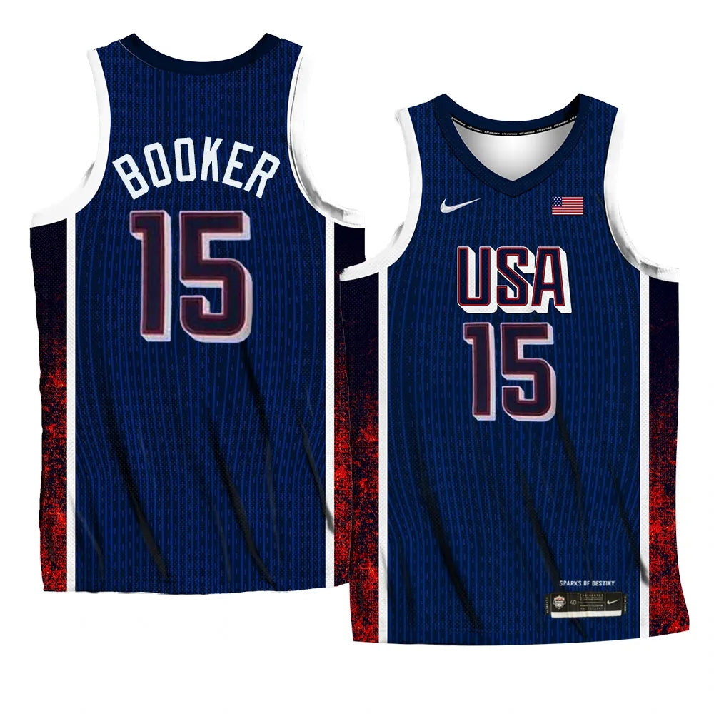 Devin Booker Team USA 2024 Olympics Jersey