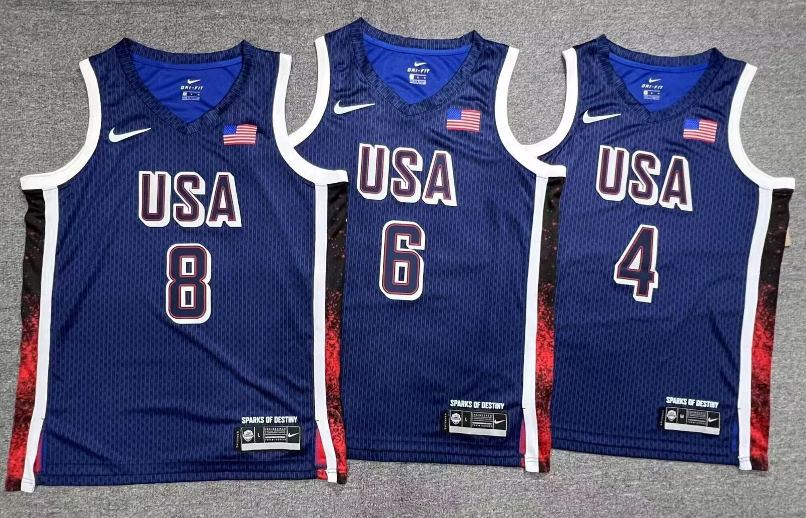 Stephen Curry Team USA 2024 Olympics Jersey Jersey and Sneakers