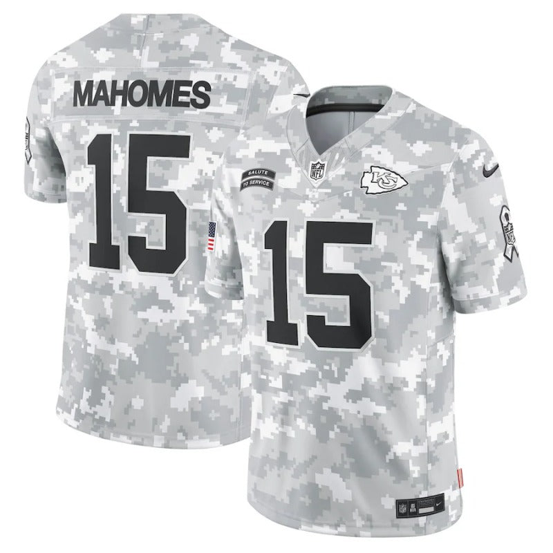 Patrick Mahomes Kansas City Chiefs Salute To Service 2024 Jersey