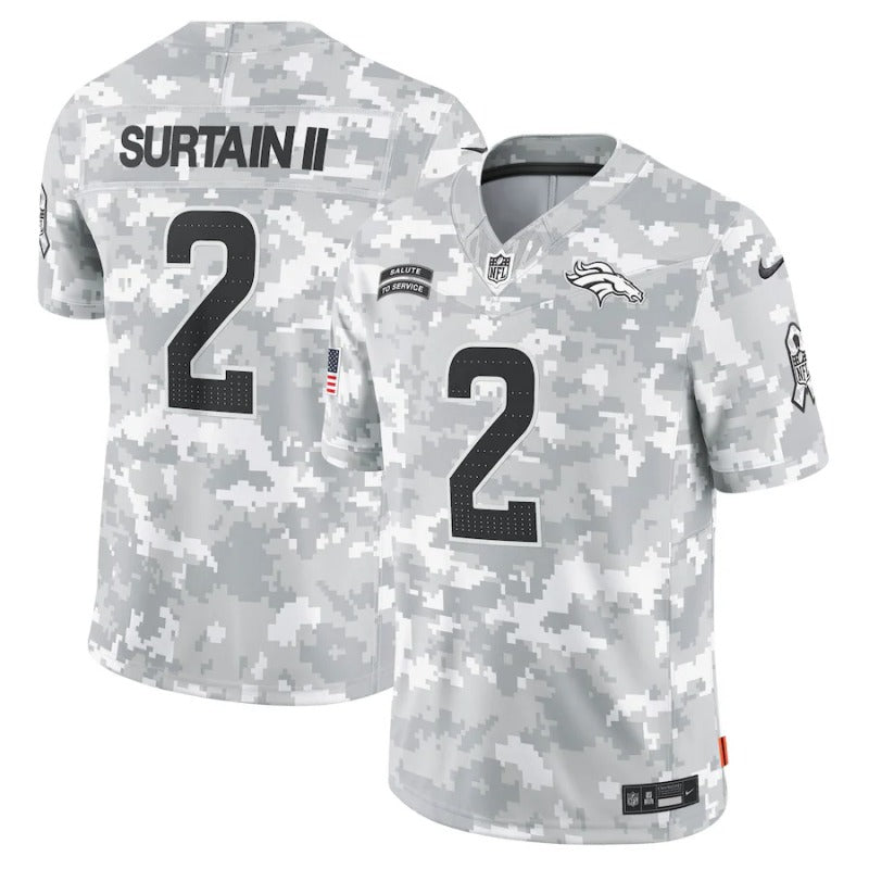 Pat Surtain II Denver Broncos Salute To Service 2024 Jersey