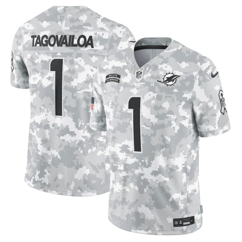 Tua Tagovailoa Miami Dolphins Salute To Service 2024 Jersey