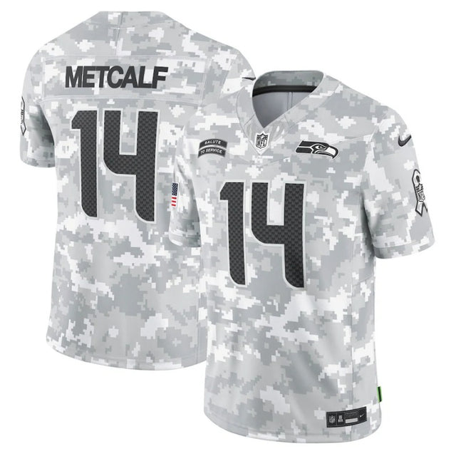 DK Metcalf Seattle Seahawks Salute To Service 2024 Jersey Jersey and