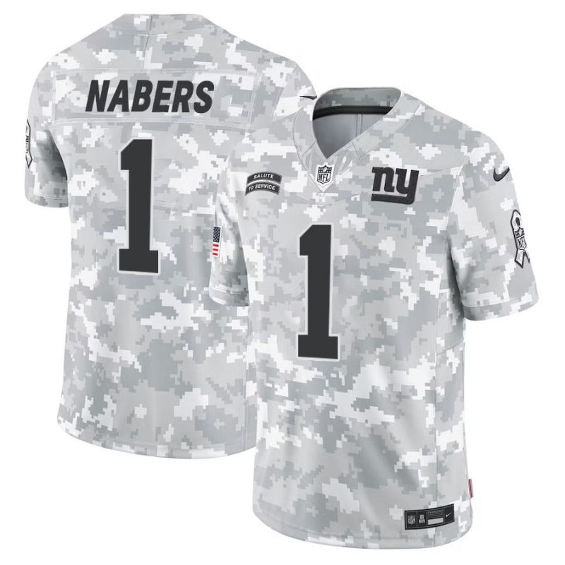 Malik Nabers New York Giants Salute To Service 2024 Jersey