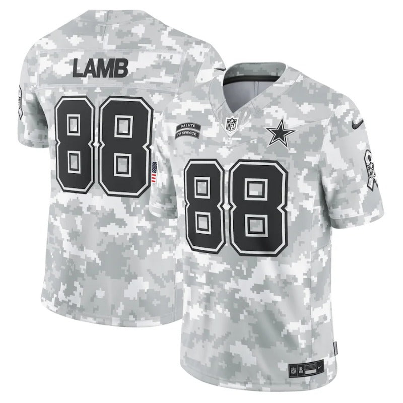 Ceedee Lamb Dallas Cowboys Salute To Service 2024 Jersey