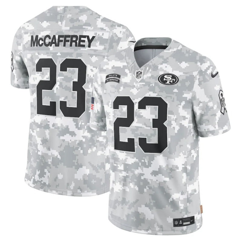 Christian McCaffrey San Francisco 49ers Salute To Service 2024 Jersey