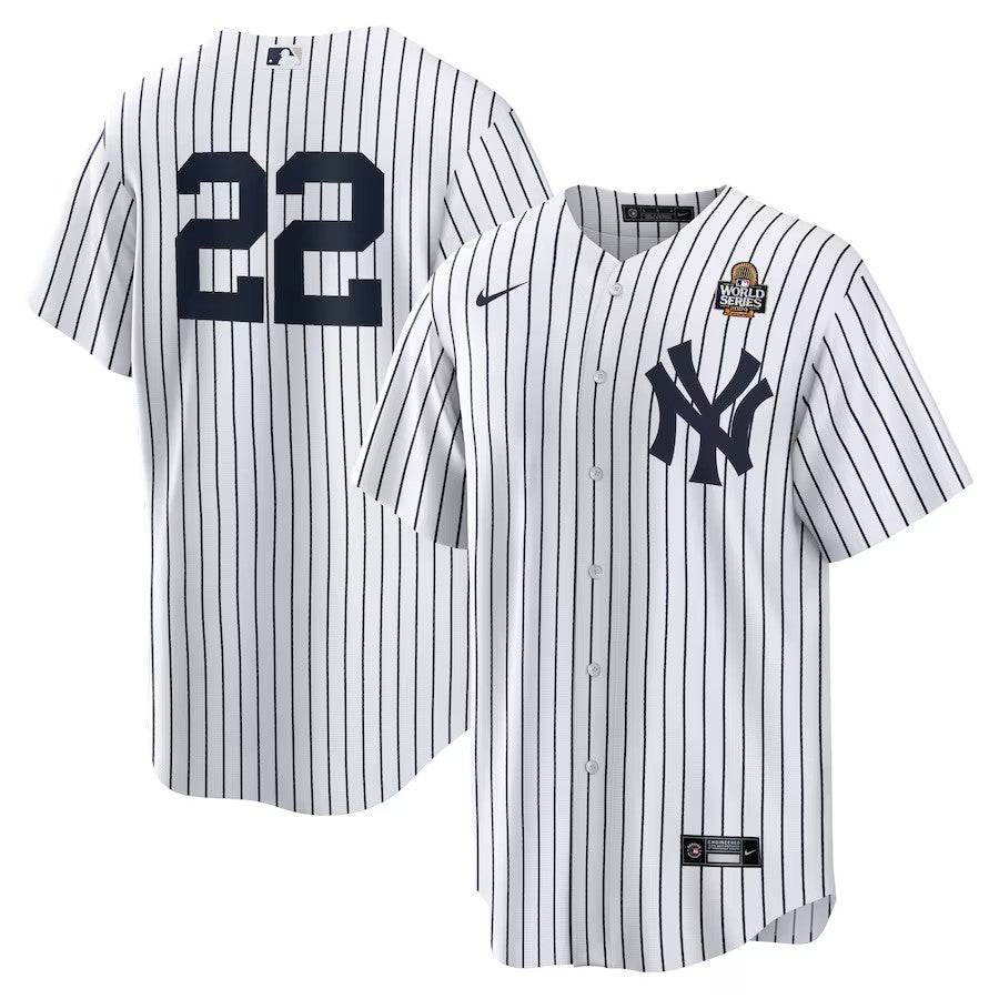 Juan Soto New York Yankees 2024 World Series Jersey