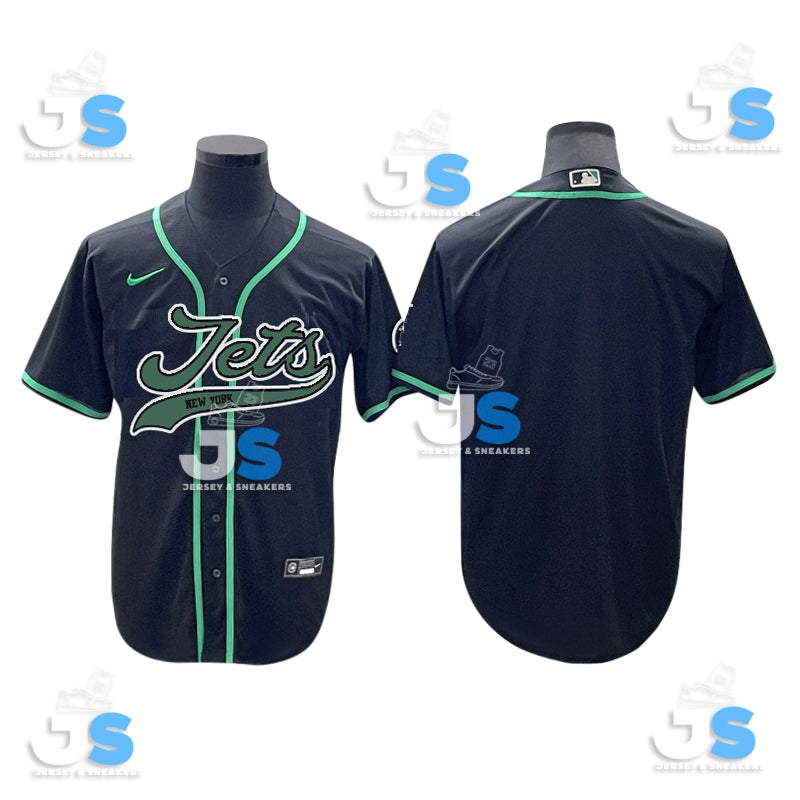 Custom New York Jets Baseball Jersey